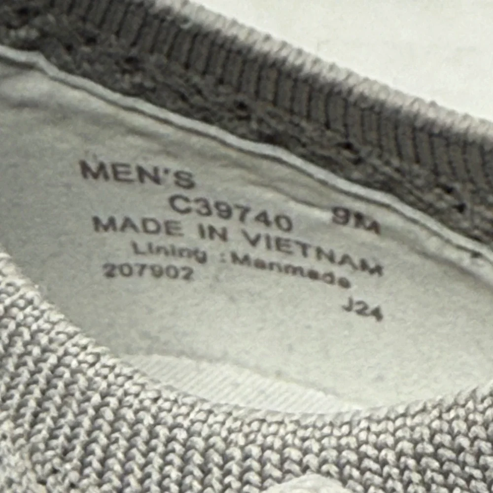 Cole Haan Zerogrand Remastered Stitchlite Wingtip Oxford Men 9M Grey Knit C39740 - Picture 10 of 10